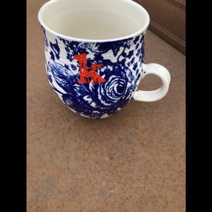Anthropologie K monogram mug